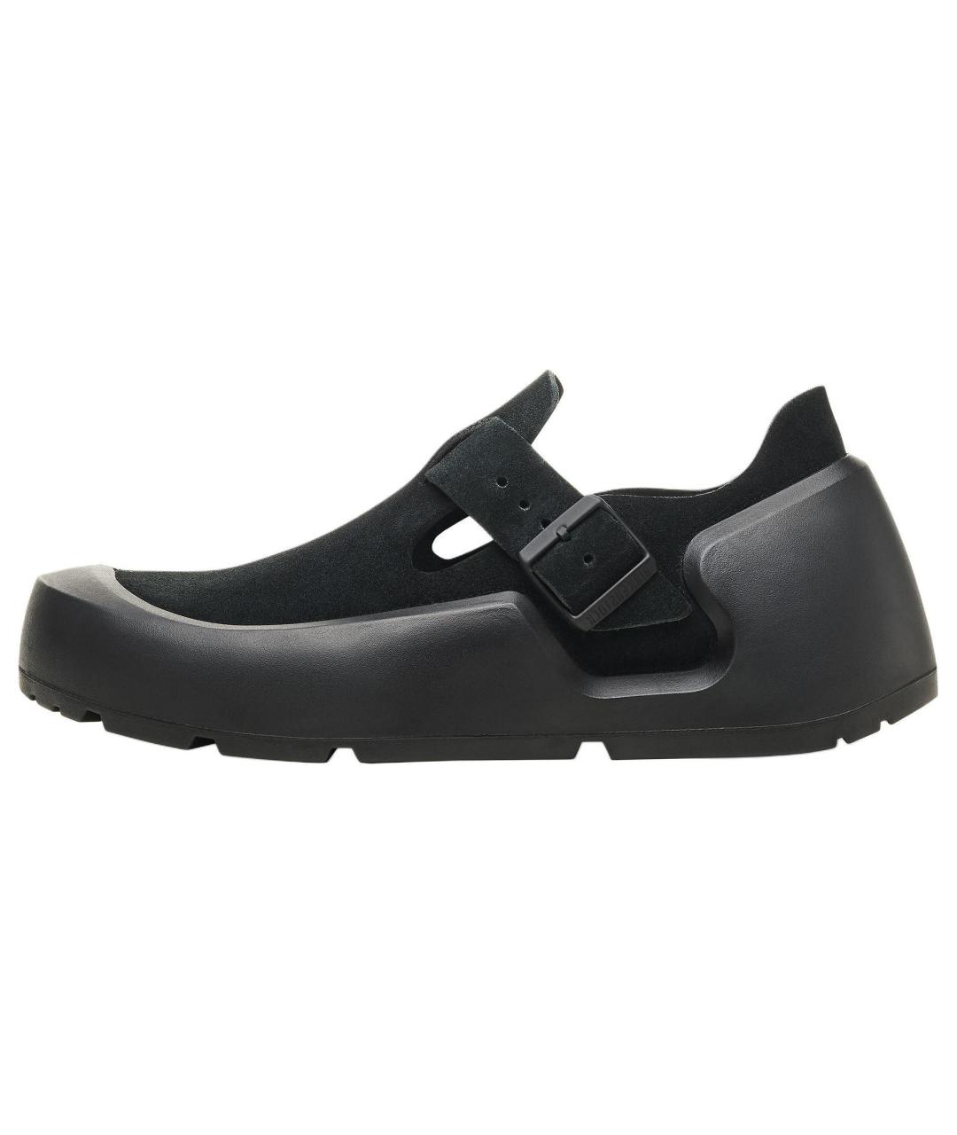 BIRKENSTOCK Черные замшевые слипоны, фото 2