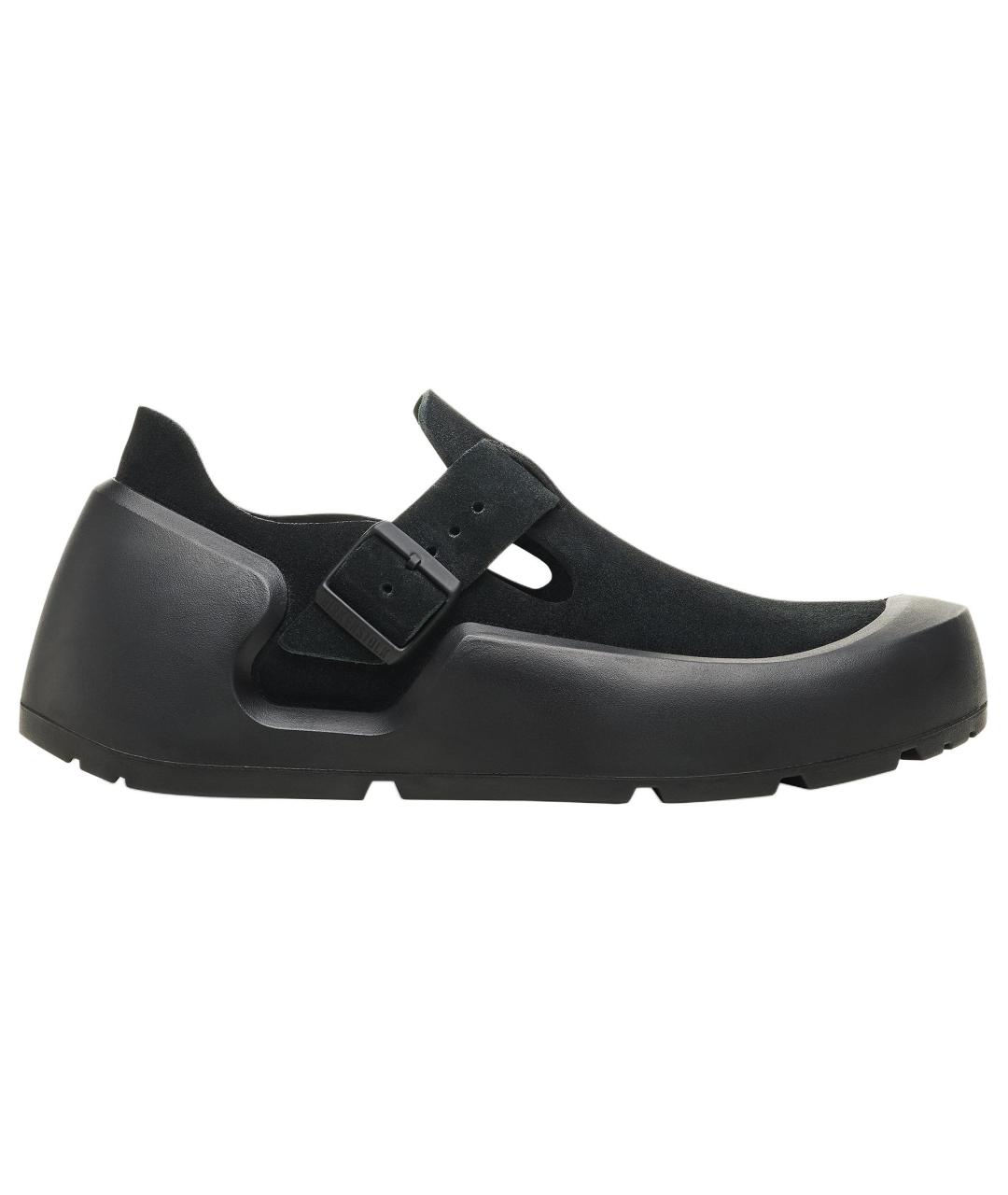 BIRKENSTOCK Черные замшевые слипоны, фото 1