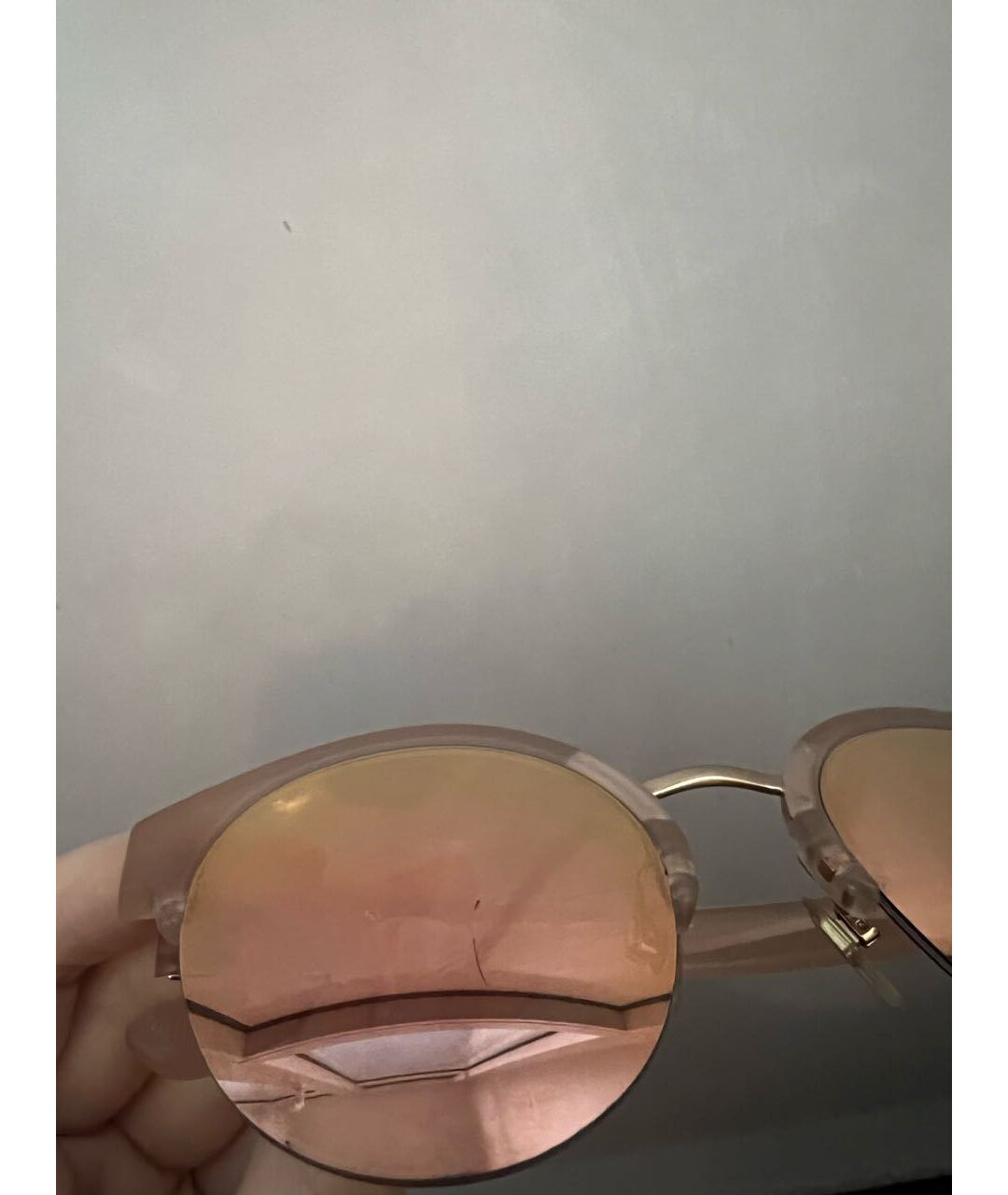 BURBERRY Розовые солнцезащитные очки, фото 5