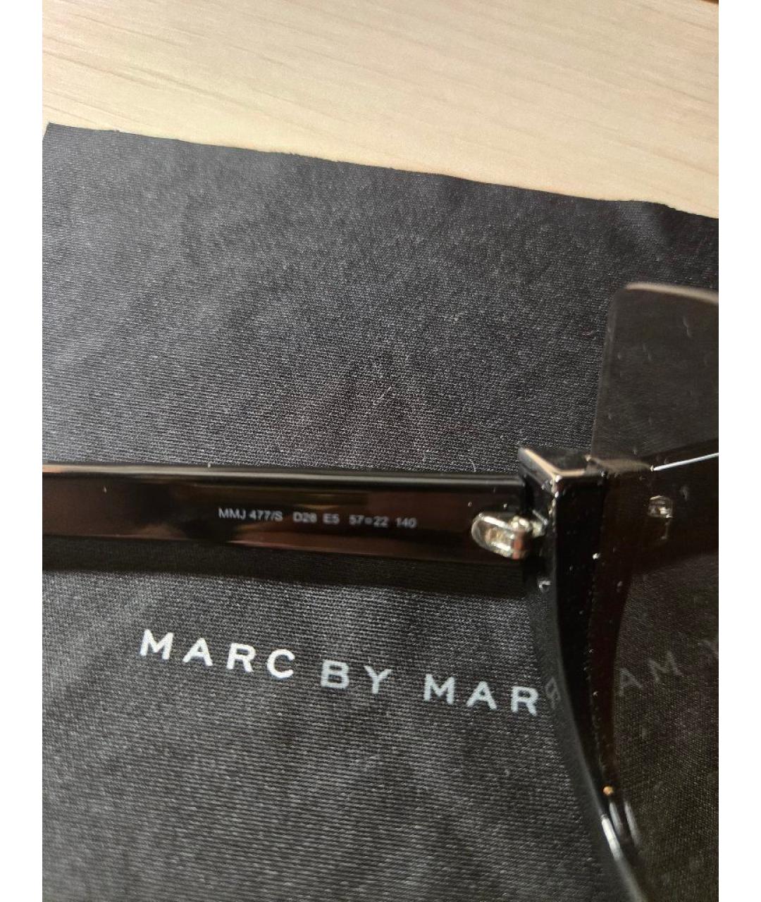 MARC JACOBS Черные пластиковые солнцезащитные очки, фото 5