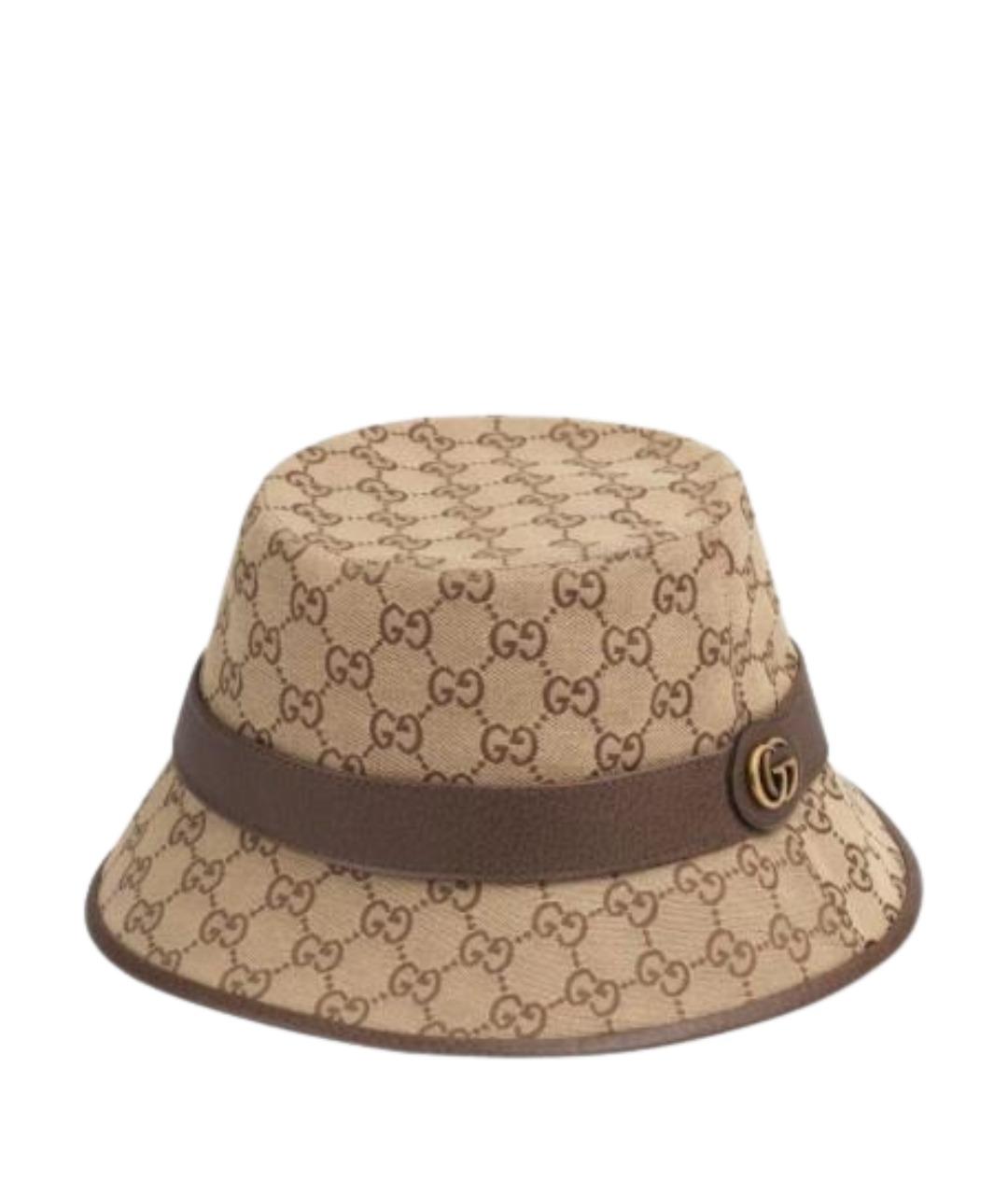 GUCCI Бежевая панама, фото 1