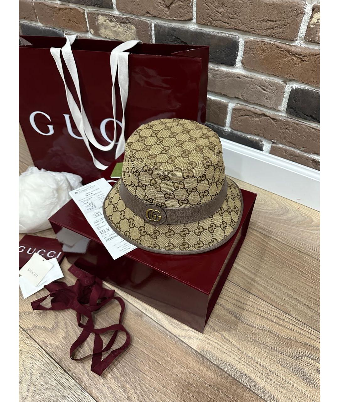 GUCCI Бежевая панама, фото 2