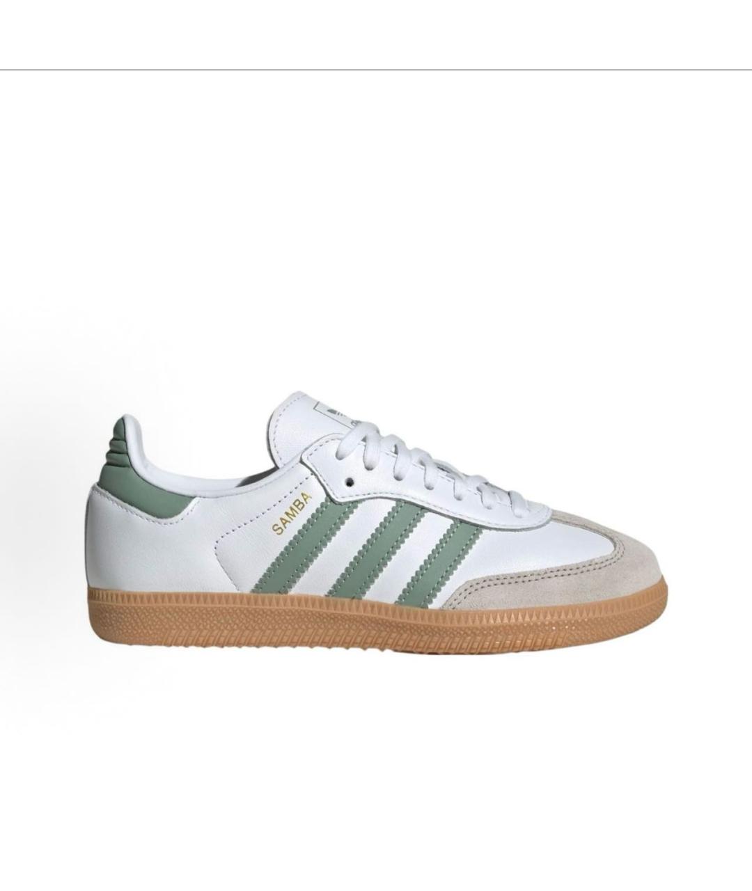 ADIDAS Белые кожаные кеды, фото 2