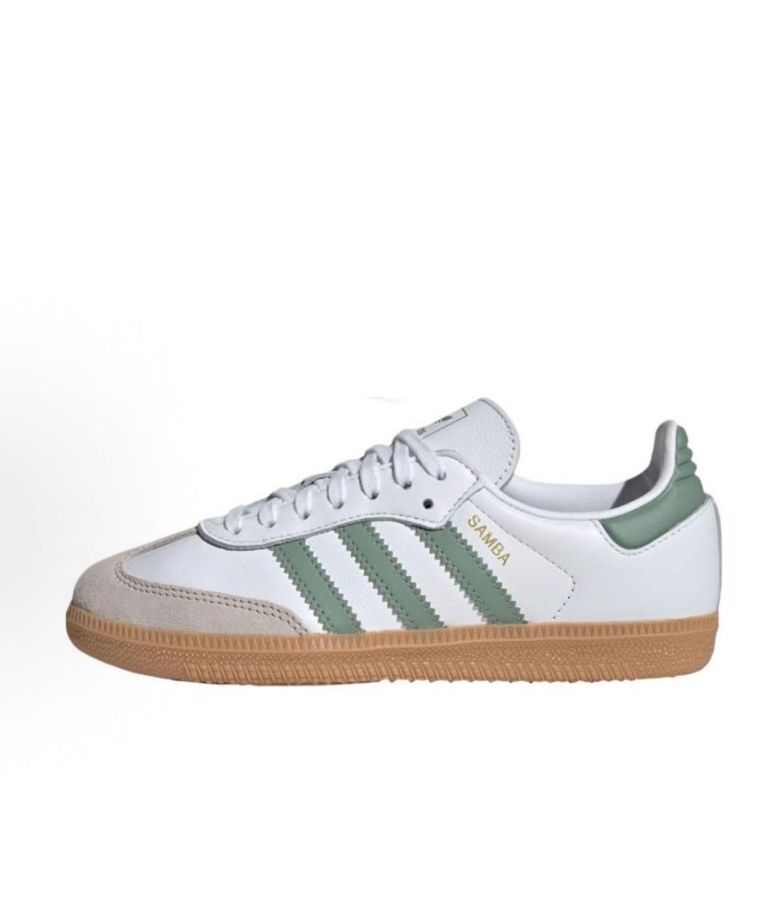 ADIDAS Белые кожаные кеды, фото 5