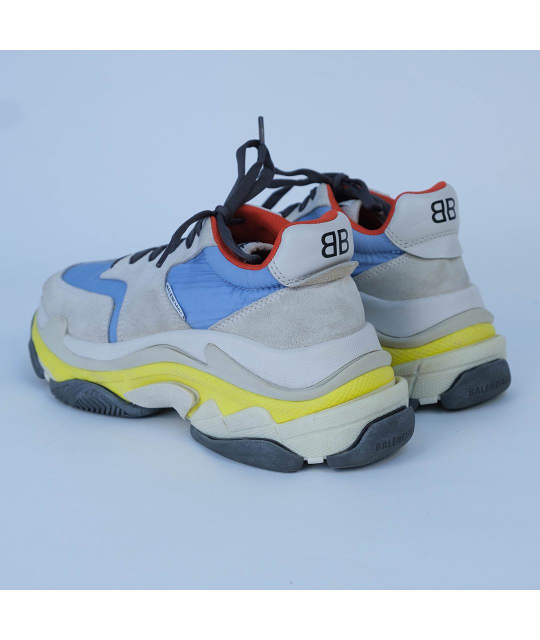 BALENCIAGA Мульти кожаные кроссовки, фото 7