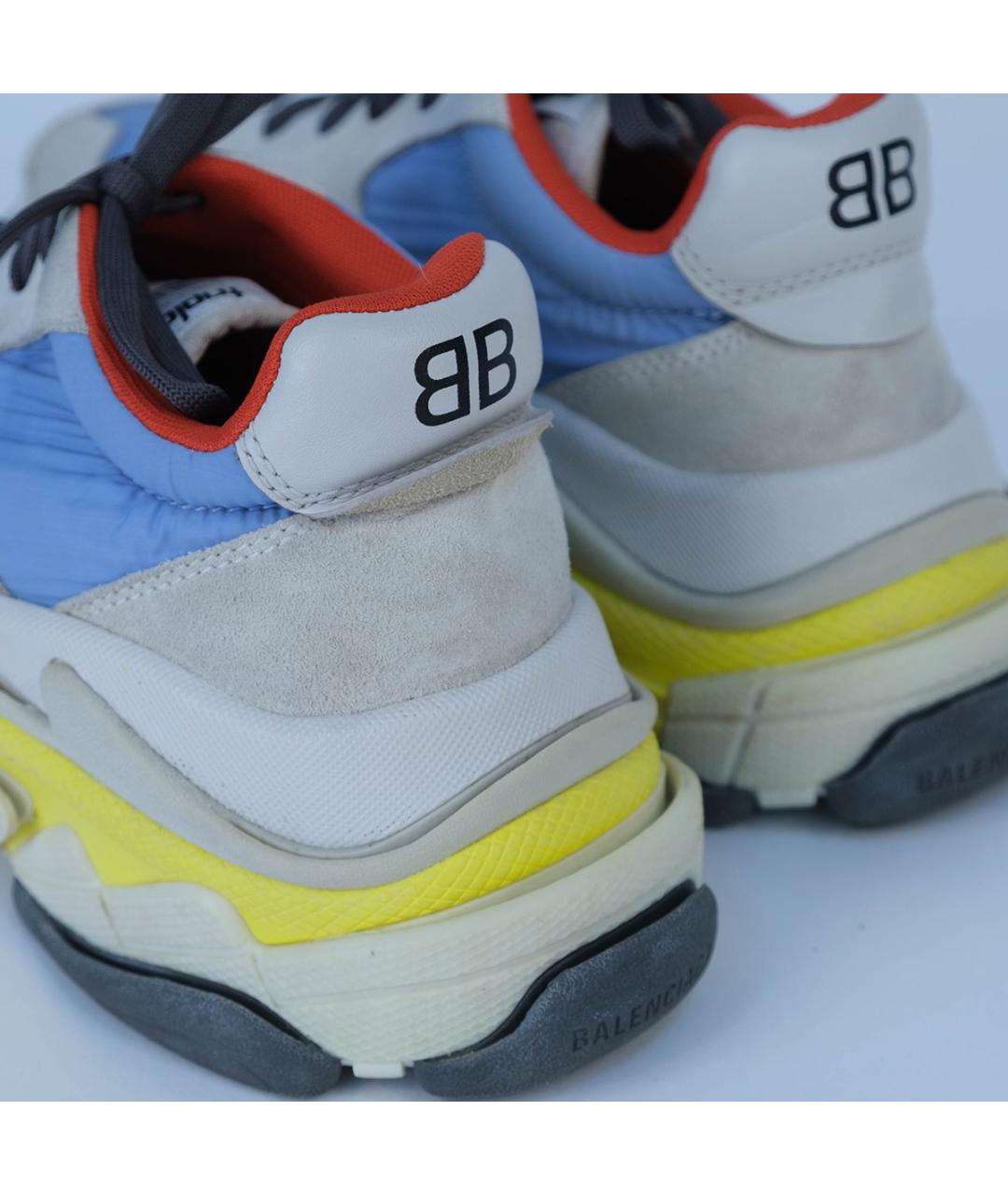 BALENCIAGA Мульти кожаные кроссовки, фото 6