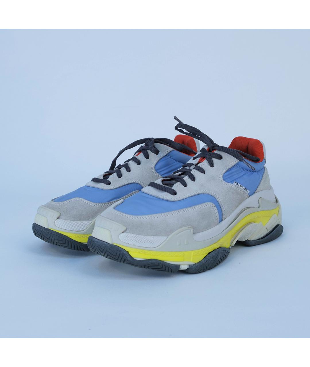 BALENCIAGA Мульти кожаные кроссовки, фото 3