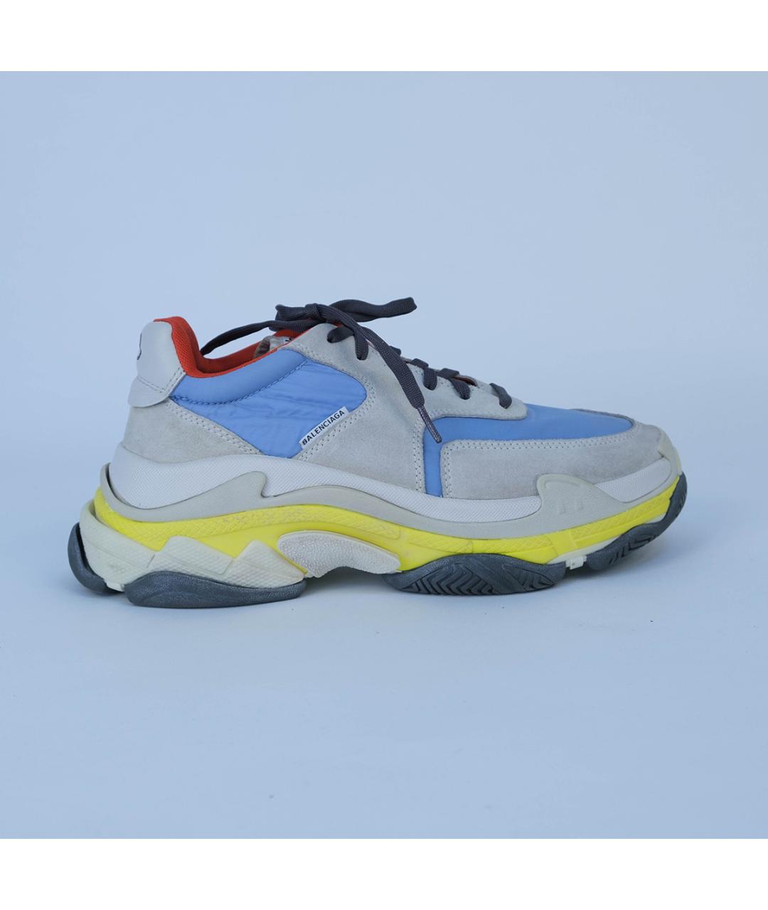 BALENCIAGA Мульти кожаные кроссовки, фото 2