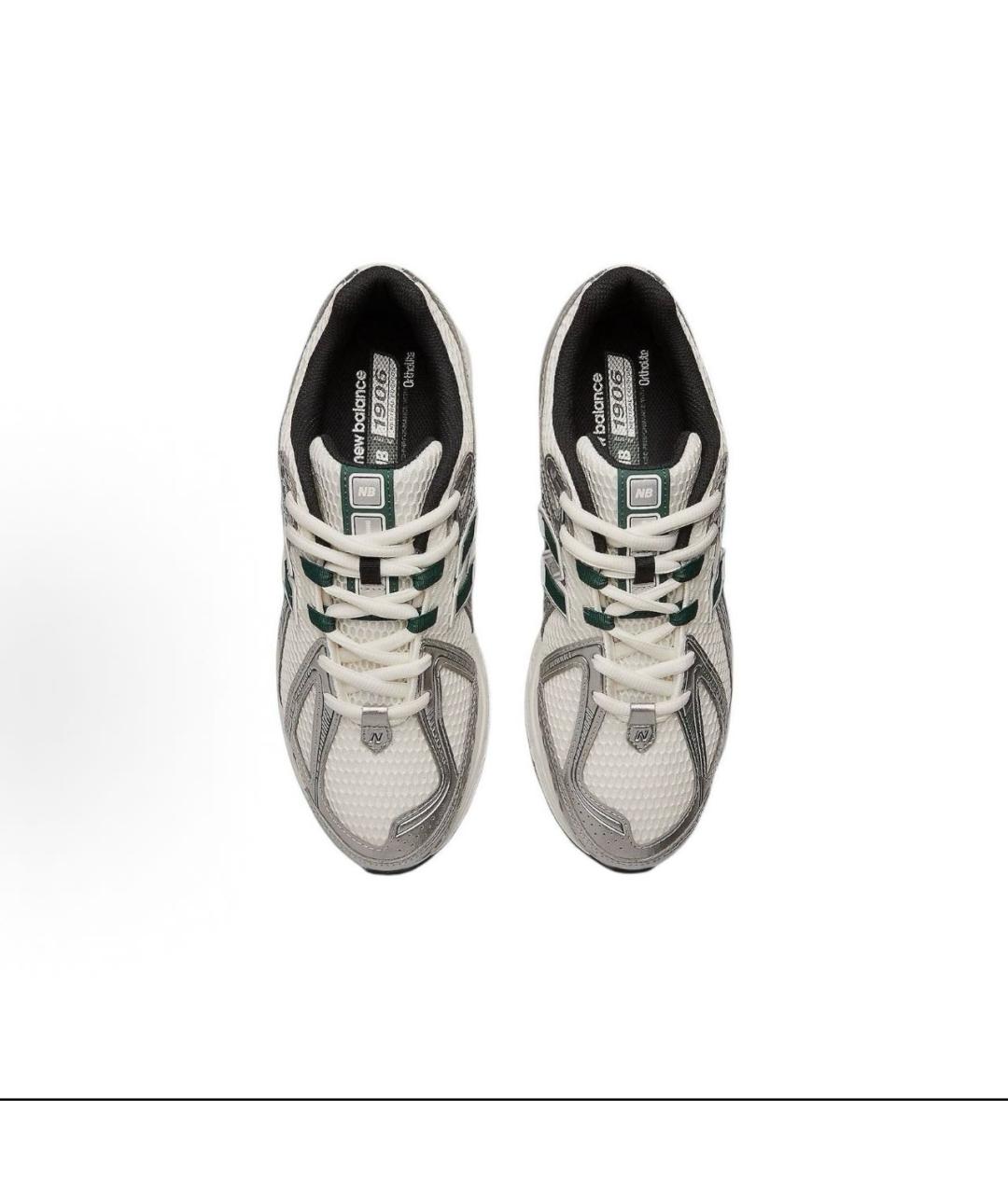NEW BALANCE Белые текстильные низкие кроссовки / кеды, фото 3