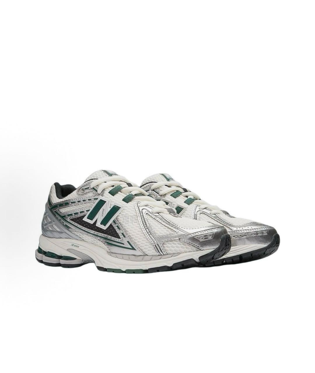 NEW BALANCE Белые текстильные низкие кроссовки / кеды, фото 2