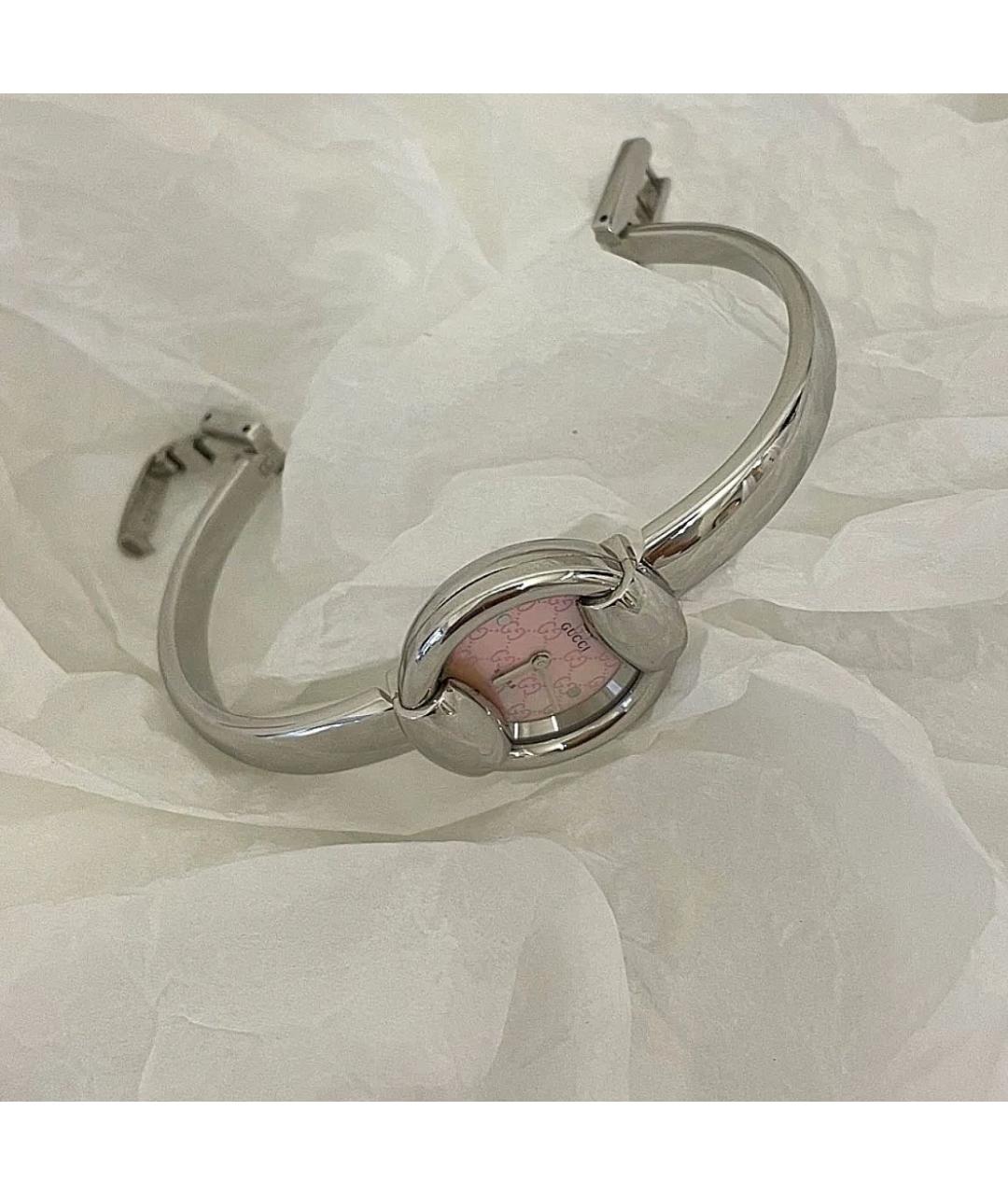 GUCCI Серебряные часы, фото 8