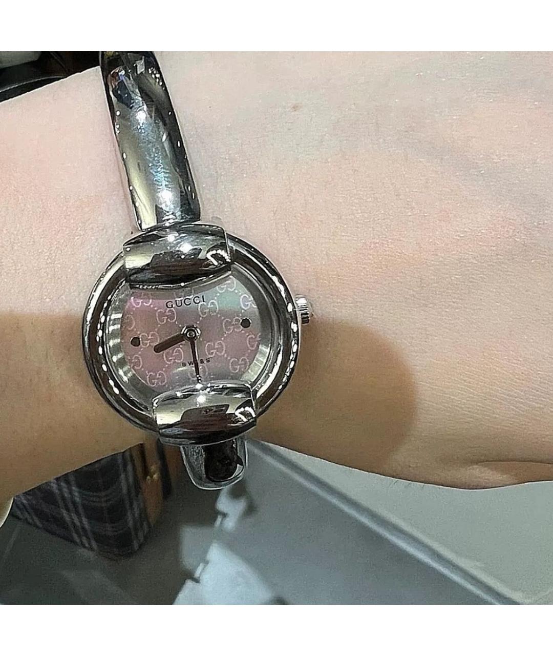 GUCCI Серебряные часы, фото 6