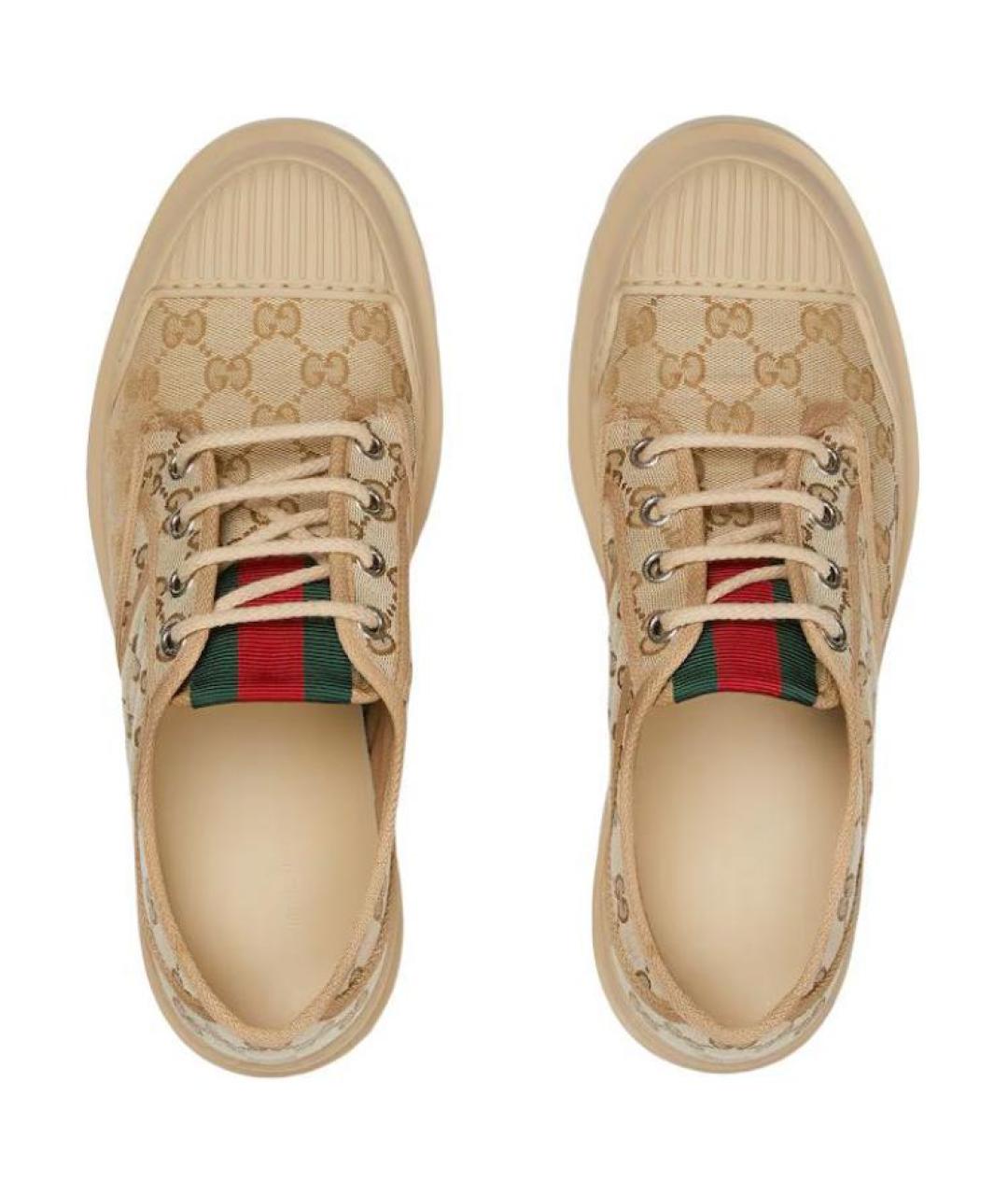 GUCCI Бежевые туфли, фото 4