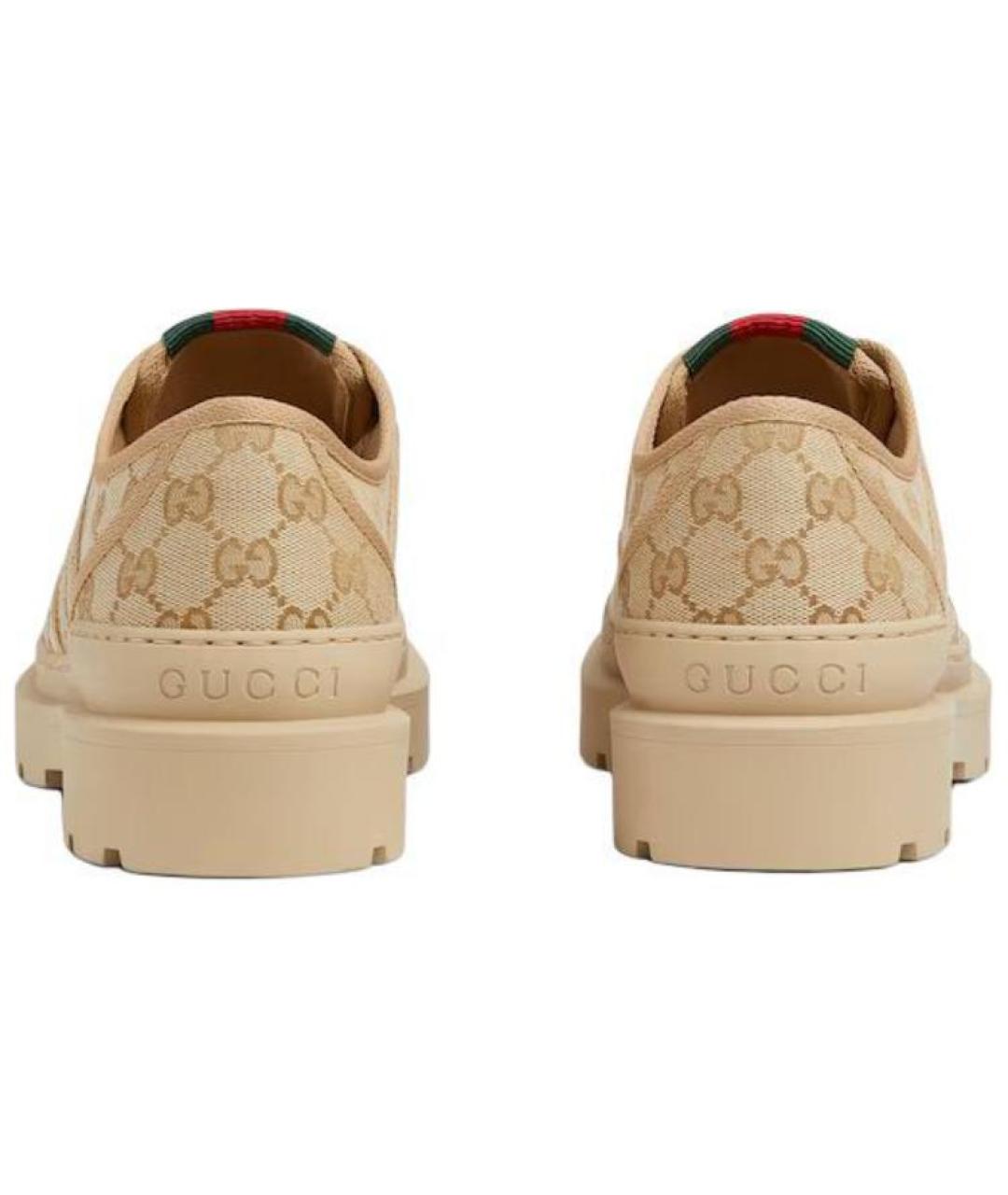GUCCI Бежевые туфли, фото 5