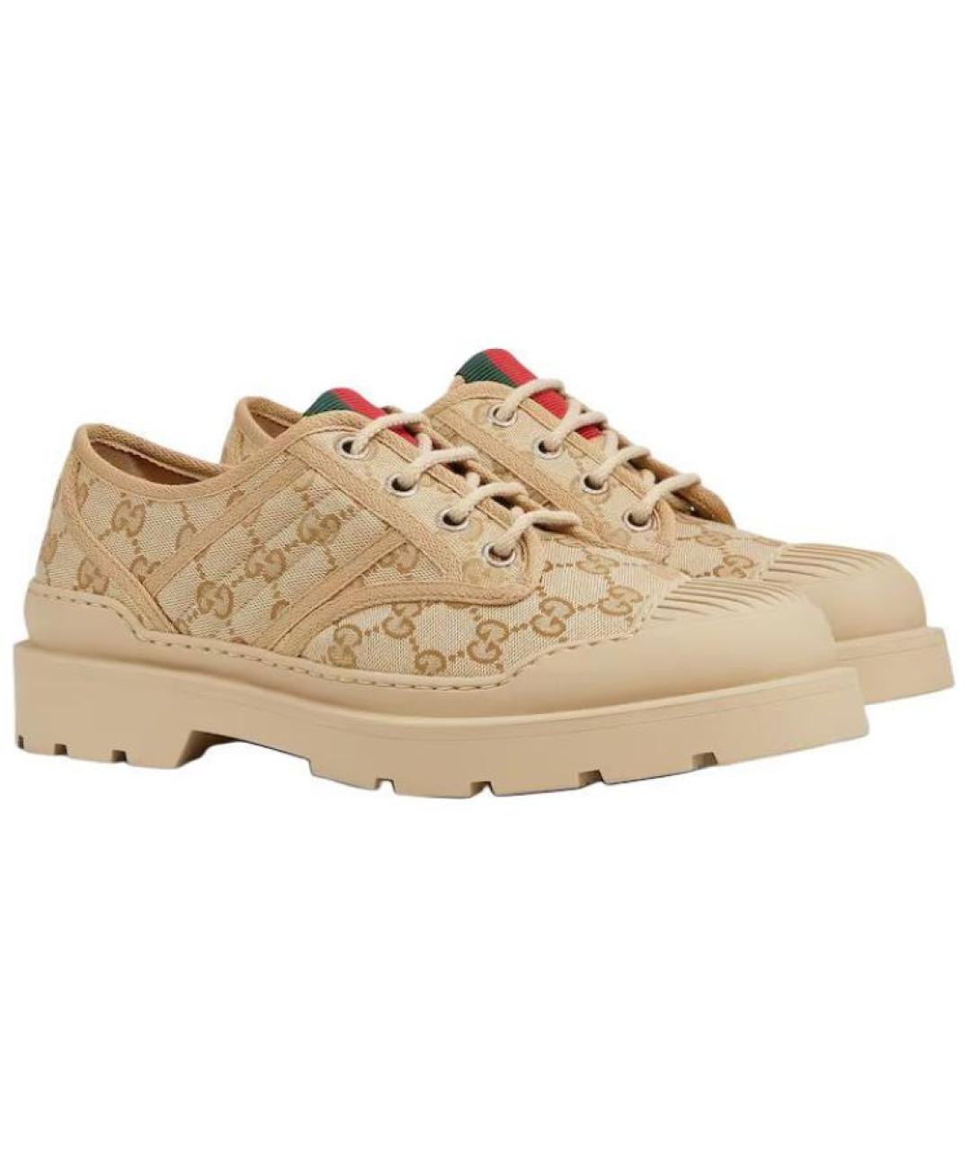 GUCCI Бежевые туфли, фото 3