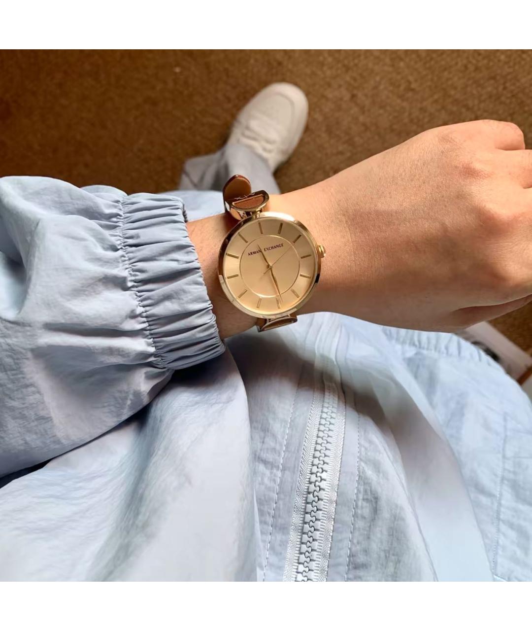 ARMANI EXCHANGE Золотые часы, фото 7