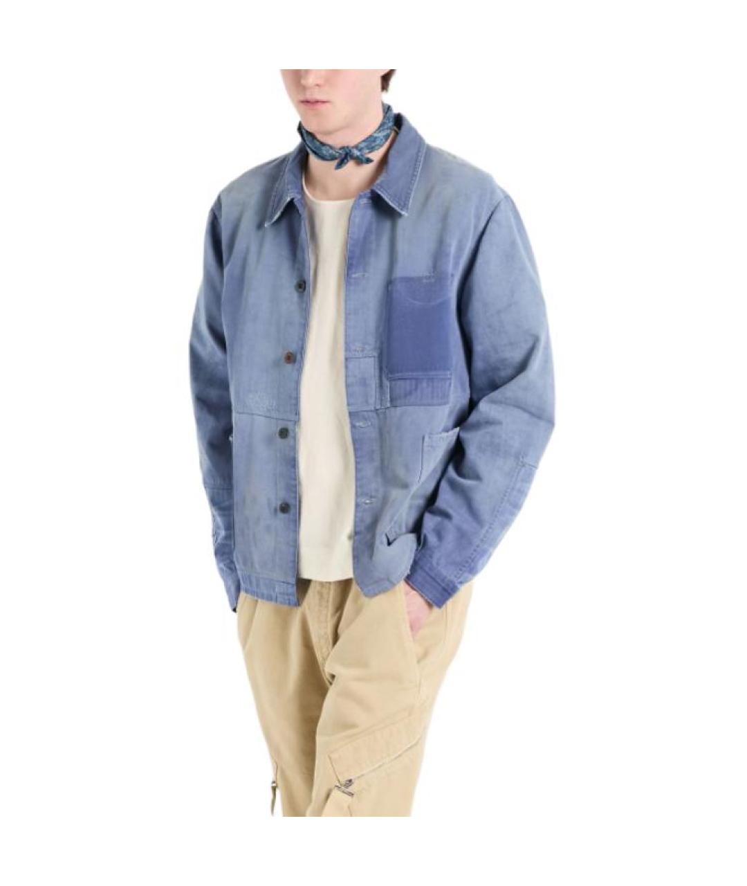 POLO RALPH LAUREN Голубая деним куртка, фото 2