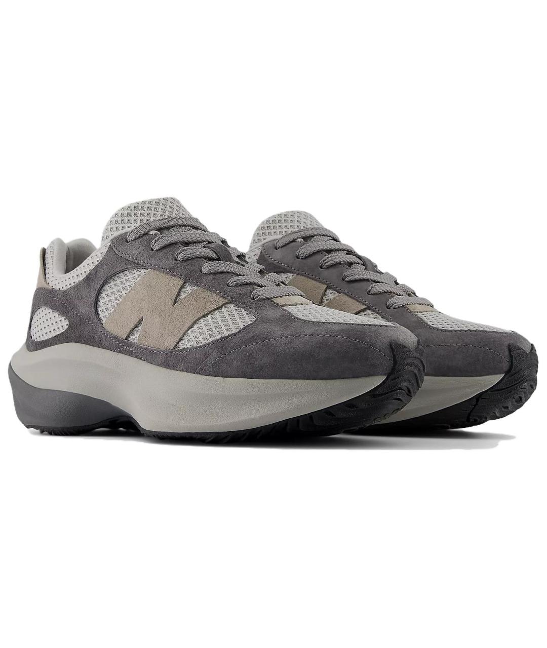NEW BALANCE Серые замшевые кроссовки, фото 2