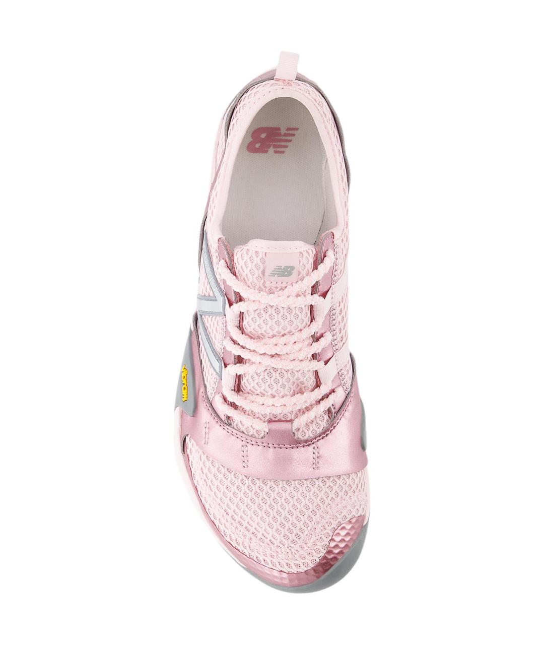 NEW BALANCE Розовые синтетические кроссовки, фото 4