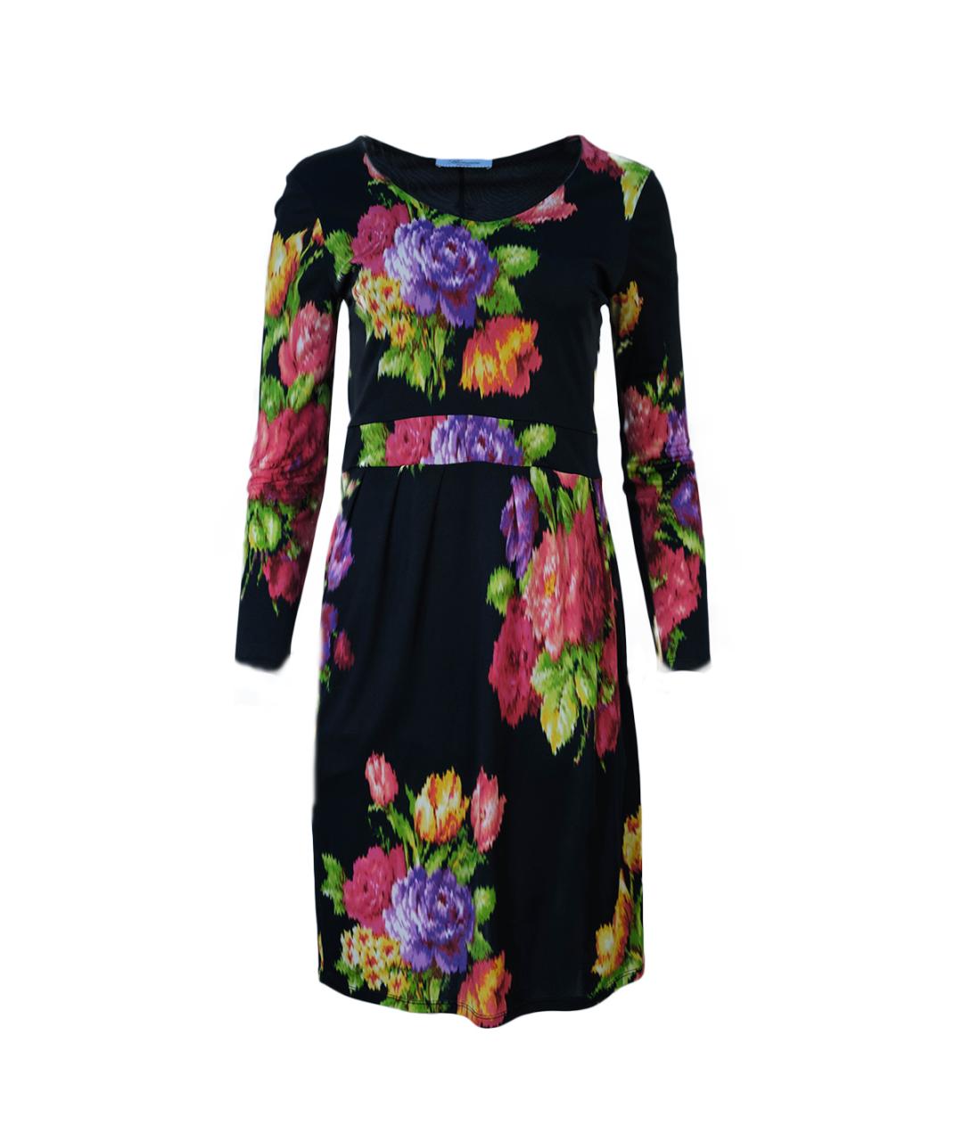 BLUMARINE Черное вискозное повседневное платье, фото 6