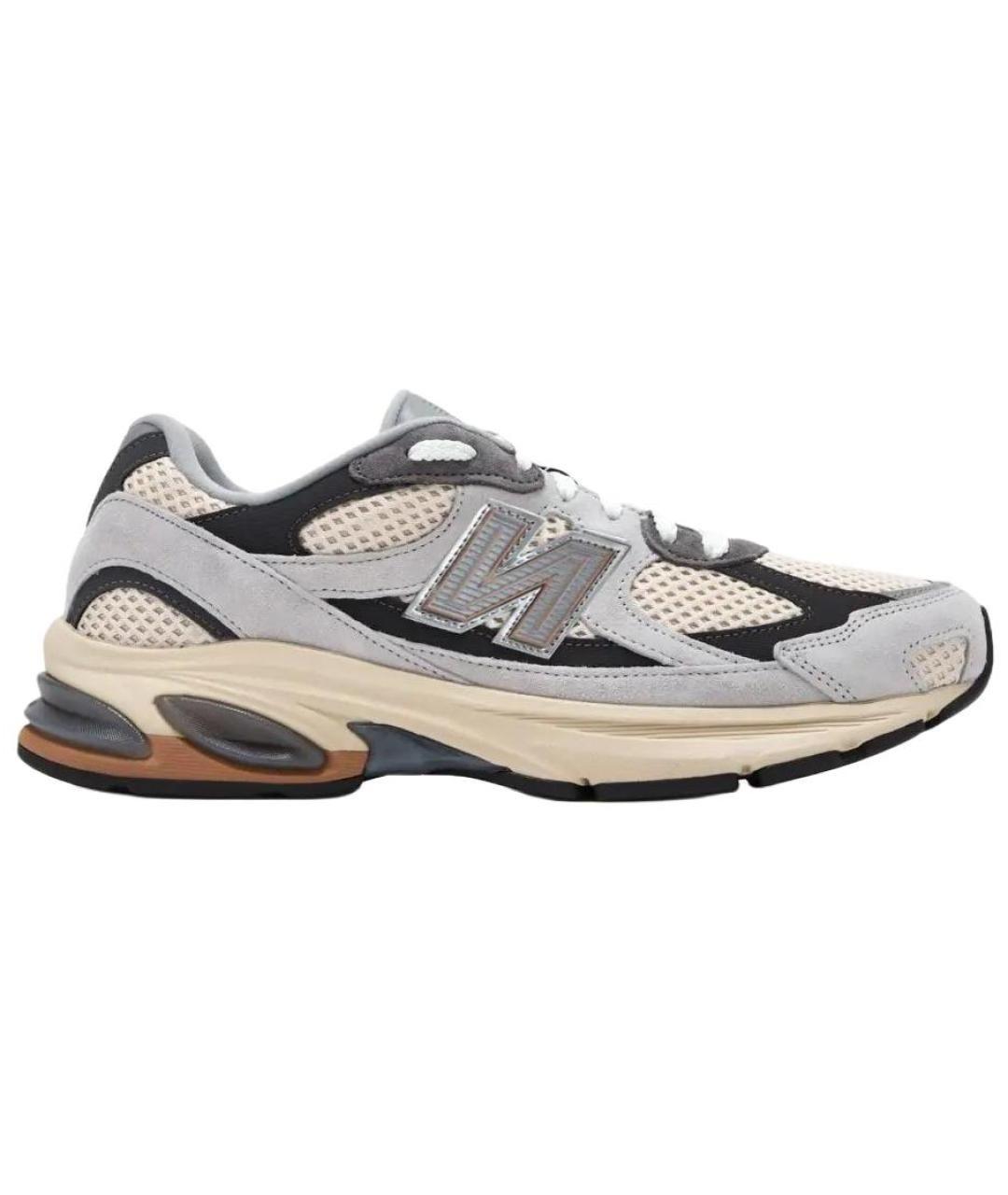 NEW BALANCE Серые замшевые кроссовки, фото 1