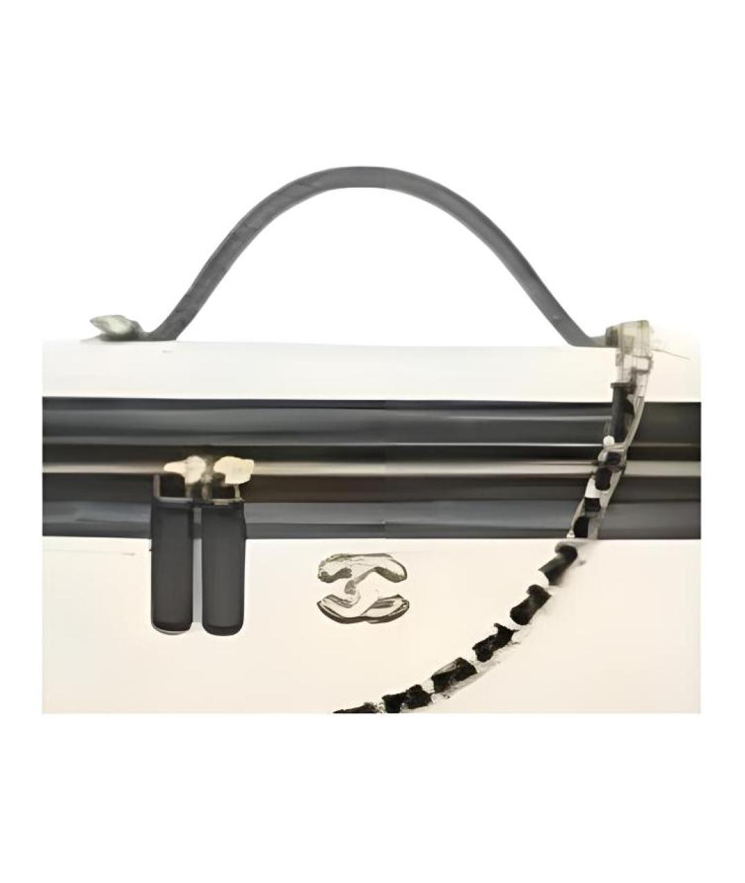 CHANEL Бежевая кожаная сумка через плечо, фото 2