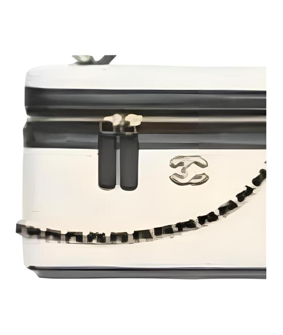 CHANEL Бежевая кожаная сумка через плечо, фото 3