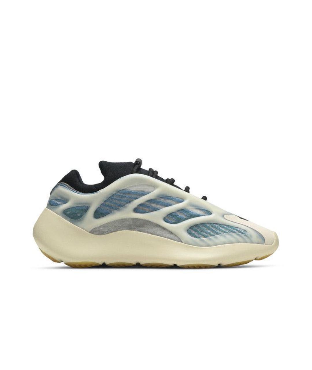 ADIDAS YEEZY Голубые низкие кроссовки / кеды, фото 1