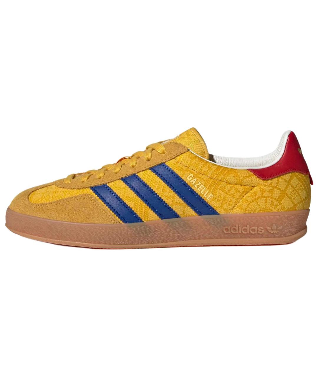 ADIDAS Желтые низкие кроссовки / кеды, фото 2