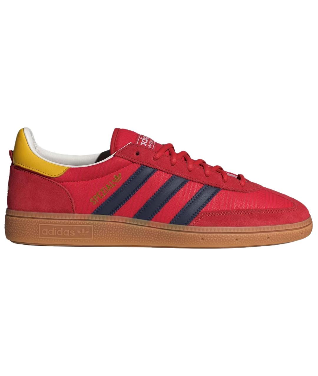 ADIDAS Красные кожаные кроссовки, фото 1