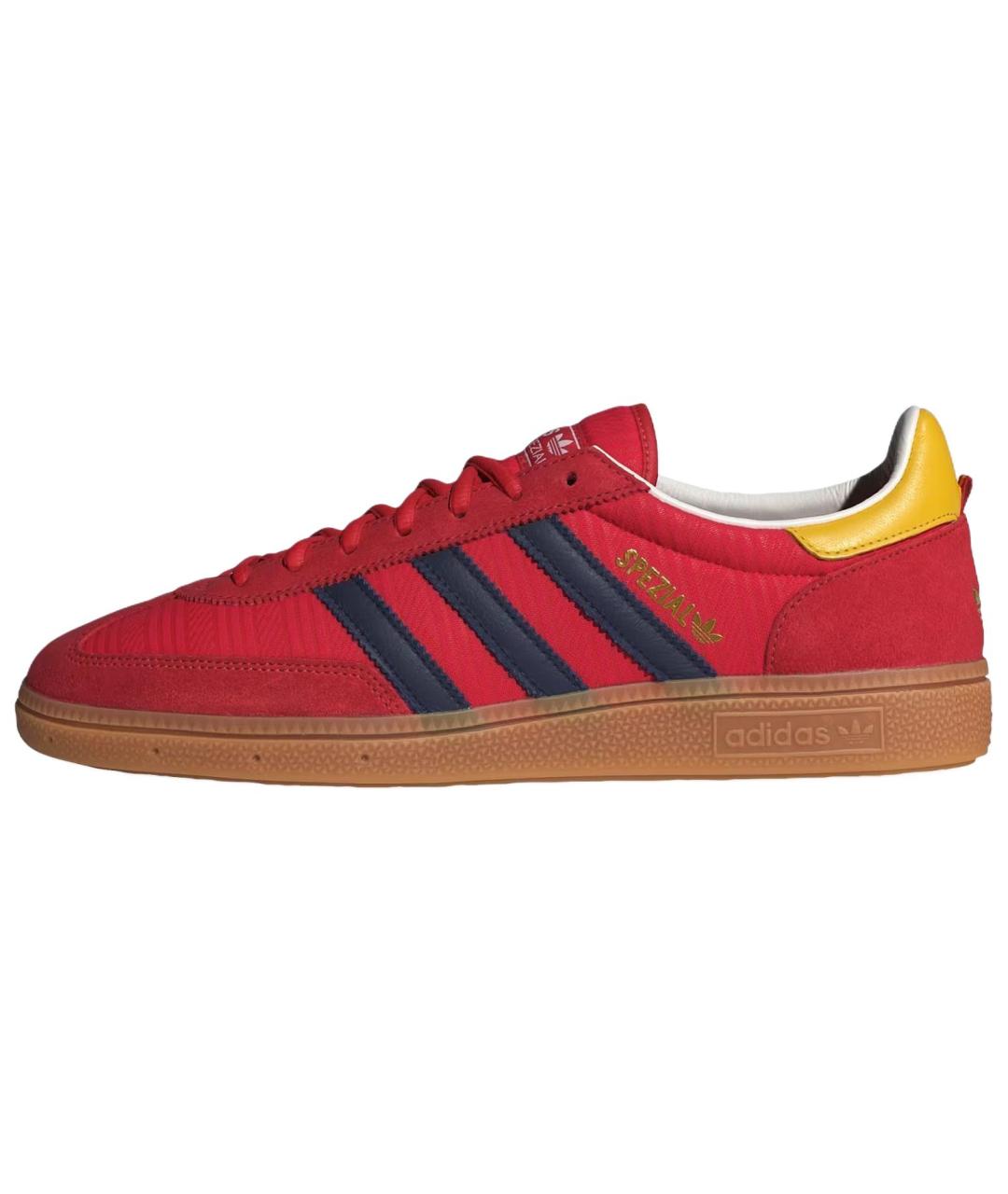 ADIDAS Красные кожаные кроссовки, фото 2
