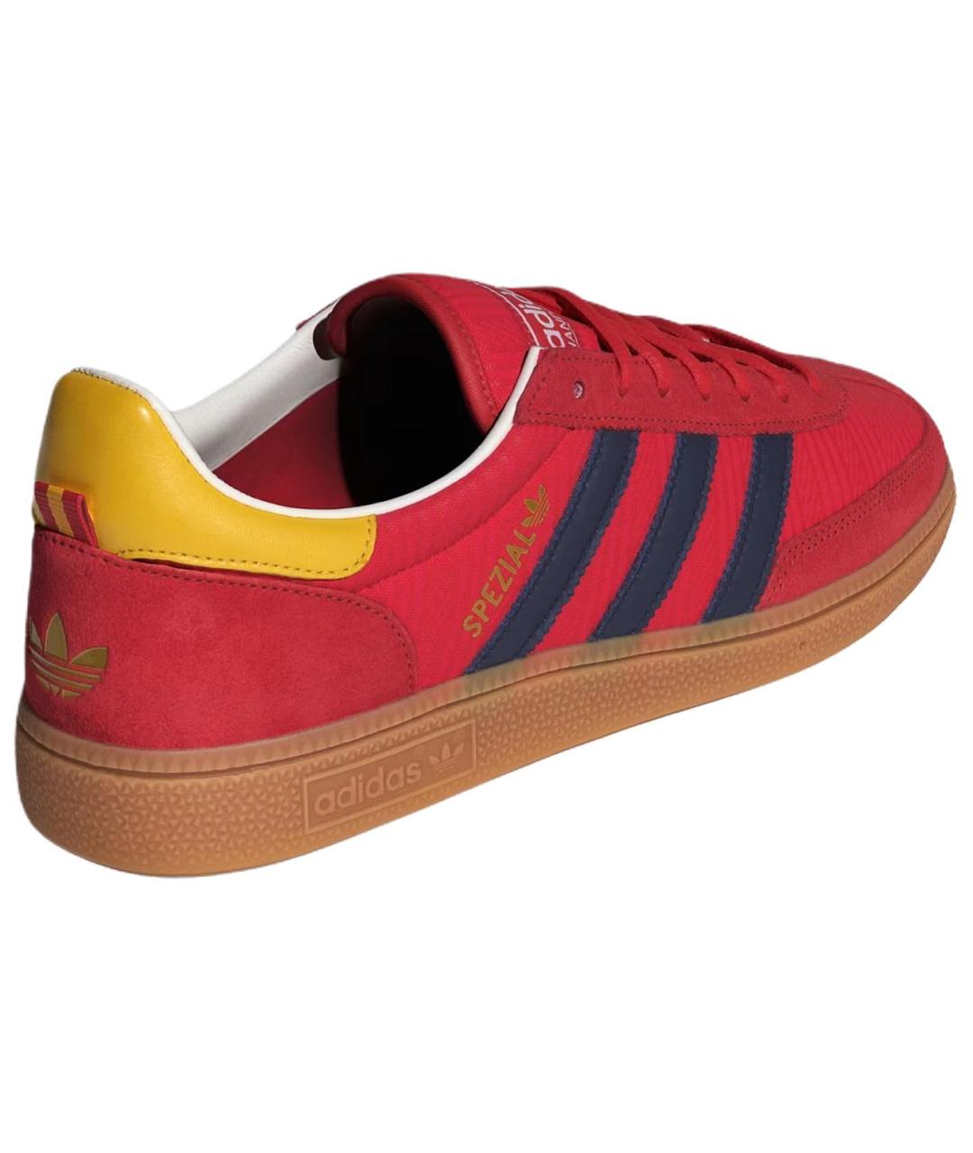 ADIDAS Красные кожаные кроссовки, фото 4