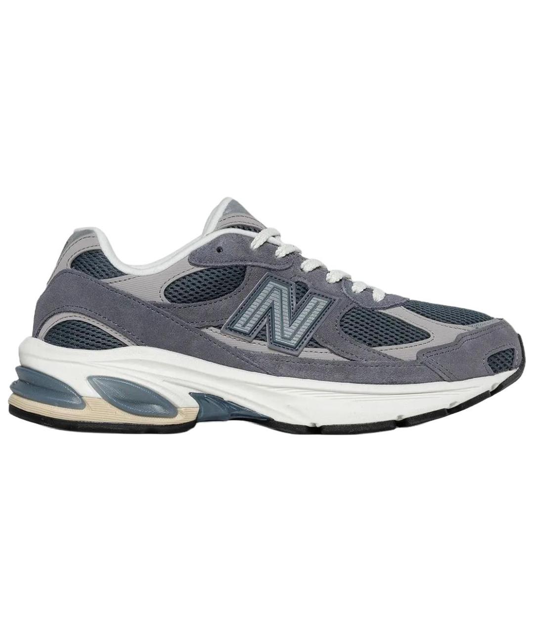 NEW BALANCE Серые низкие кроссовки / кеды, фото 1