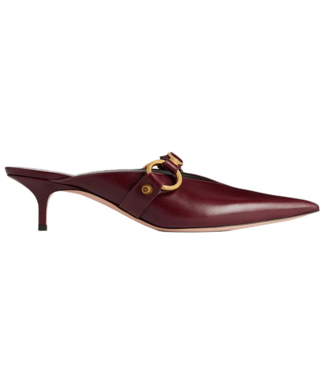 BALENCIAGA Красные кожаные туфли, фото 1