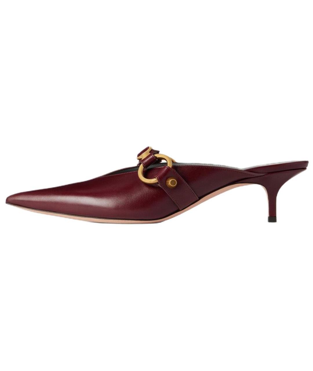 BALENCIAGA Красные кожаные туфли, фото 2