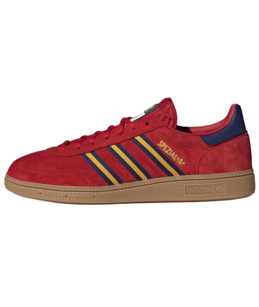 ADIDAS Красные замшевые кеды, фото 2