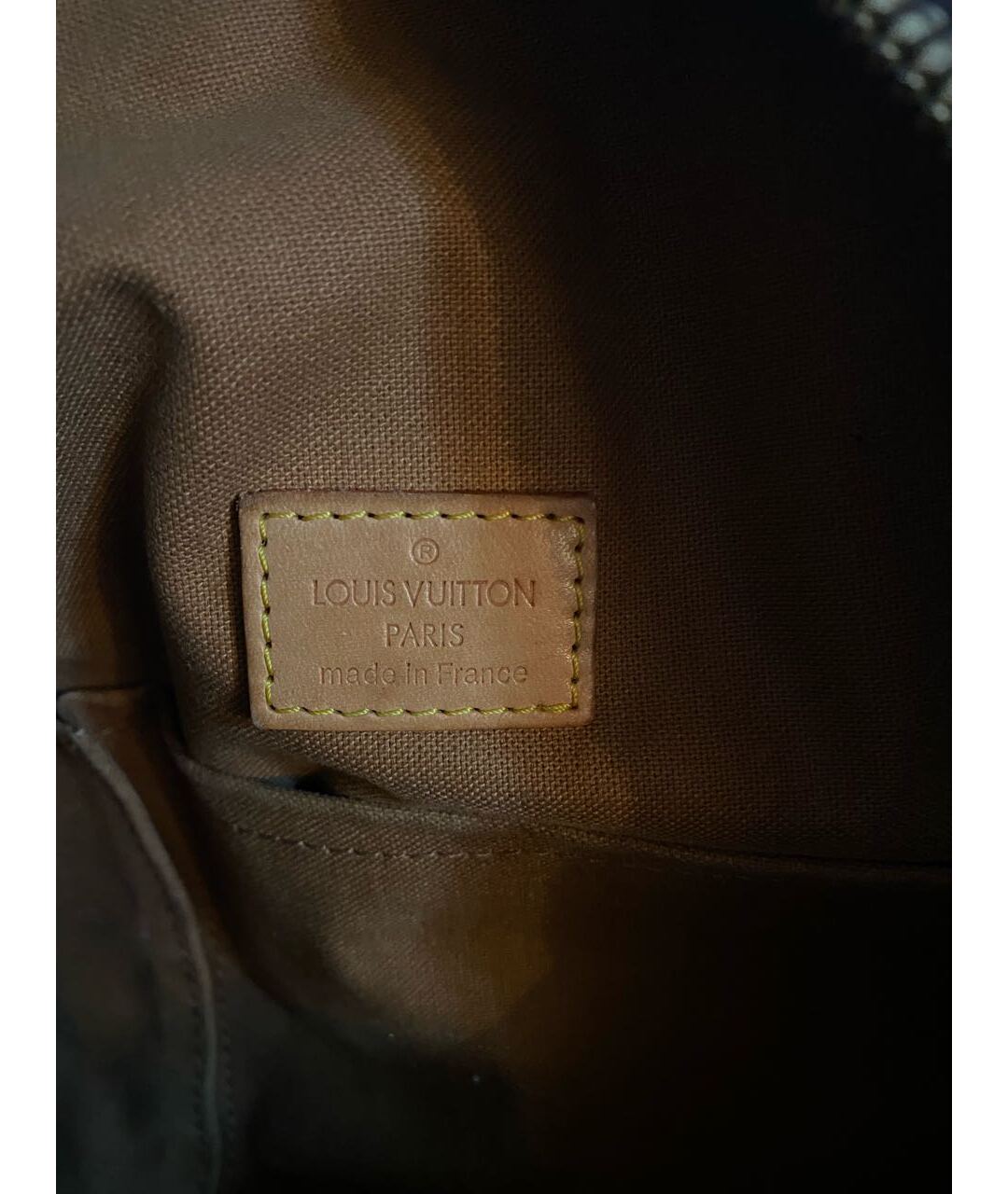 LOUIS VUITTON PRE-OWNED Коричневая кожаная дорожная/спортивная сумка, фото 7