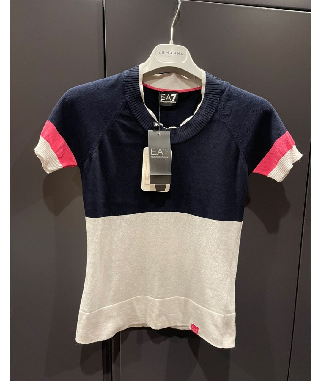 EMPORIO ARMANI Мульти хлопковая футболка, фото 4