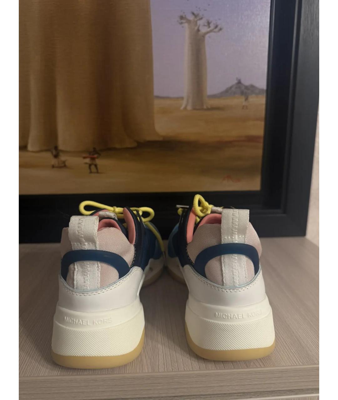 MICHAEL KORS Голубые кроссовки, фото 2