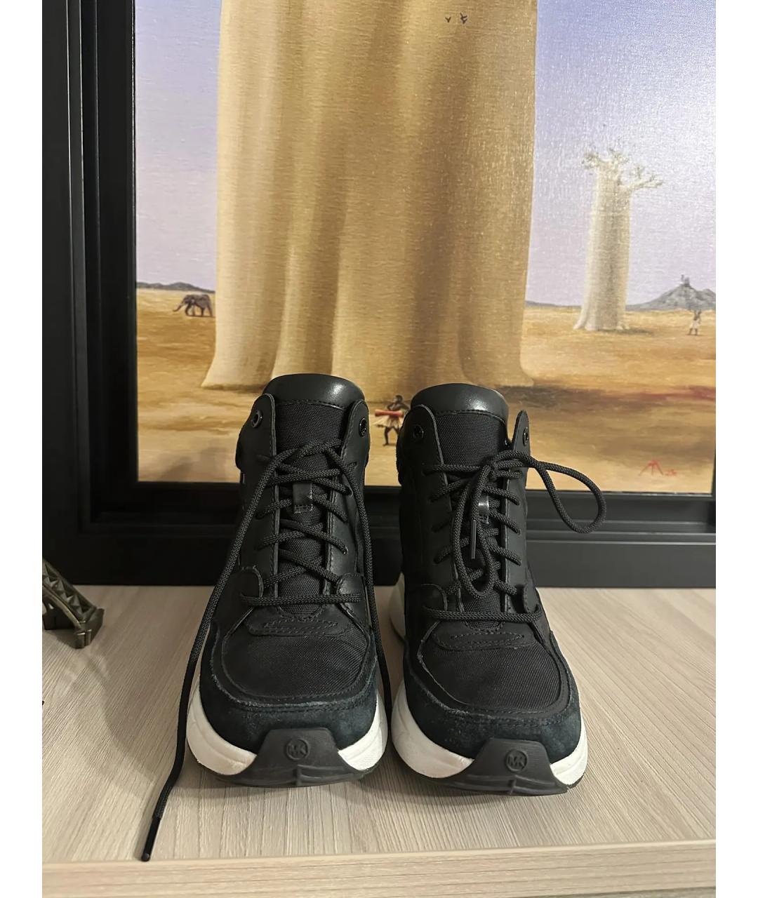MICHAEL KORS Черные кроссовки, фото 4