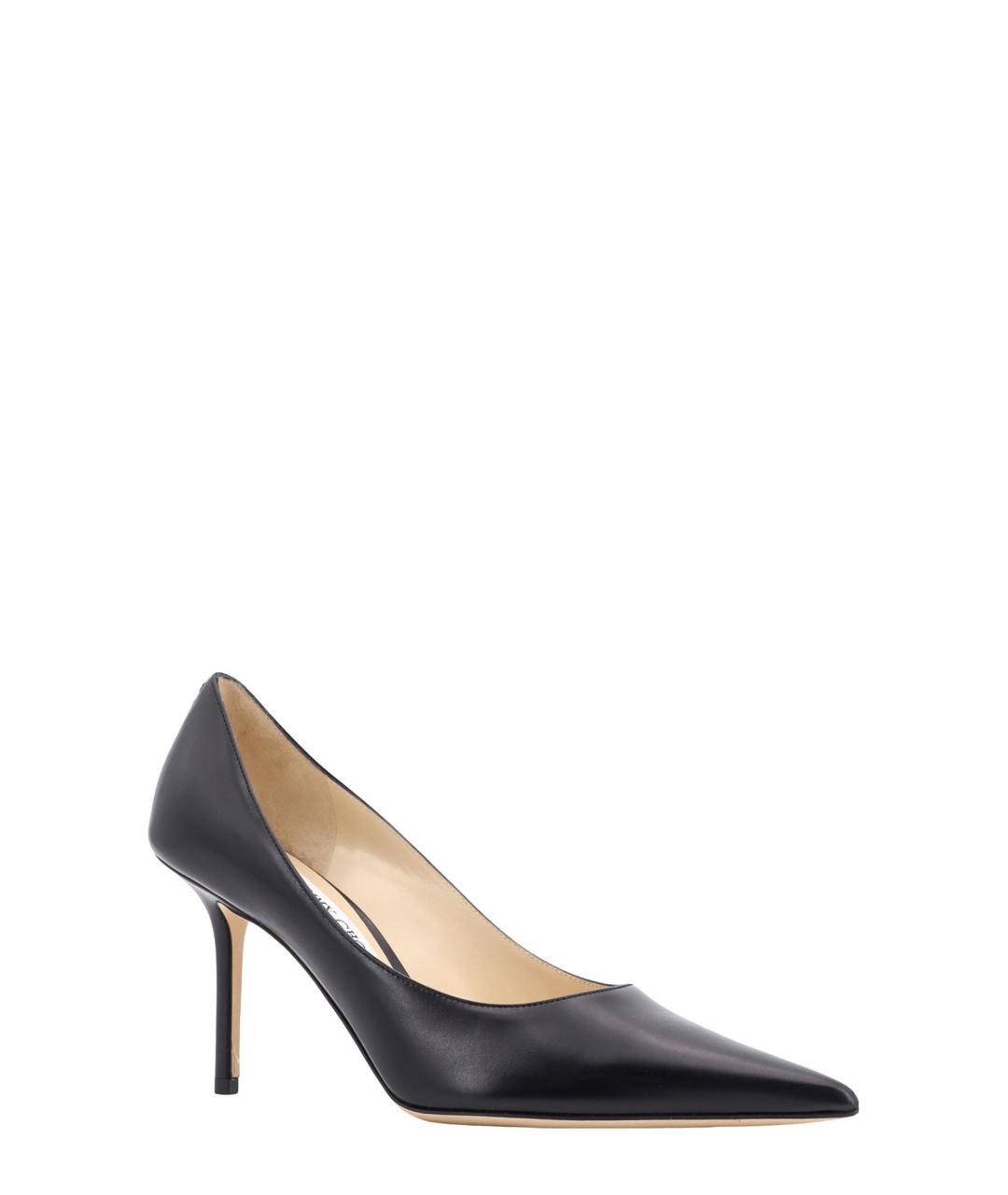 JIMMY CHOO Черные кожаные туфли, фото 2