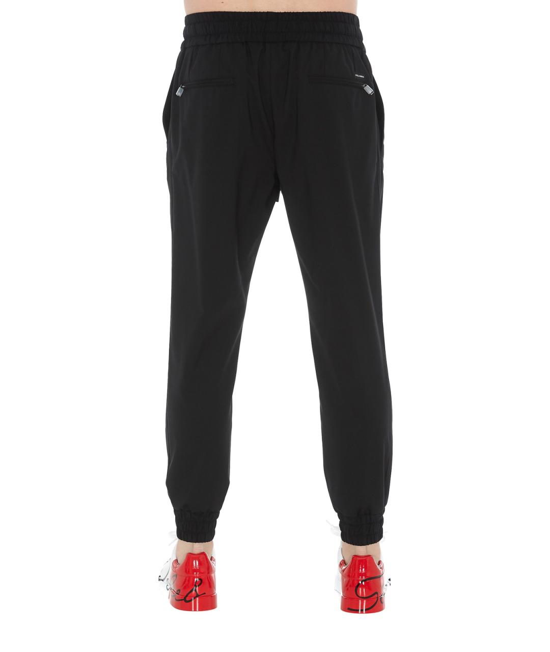 DOLCE&GABBANA Черный шерстяной спортивный костюм, фото 4