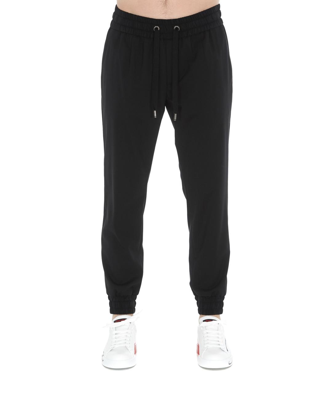 DOLCE&GABBANA Черный шерстяной спортивный костюм, фото 3