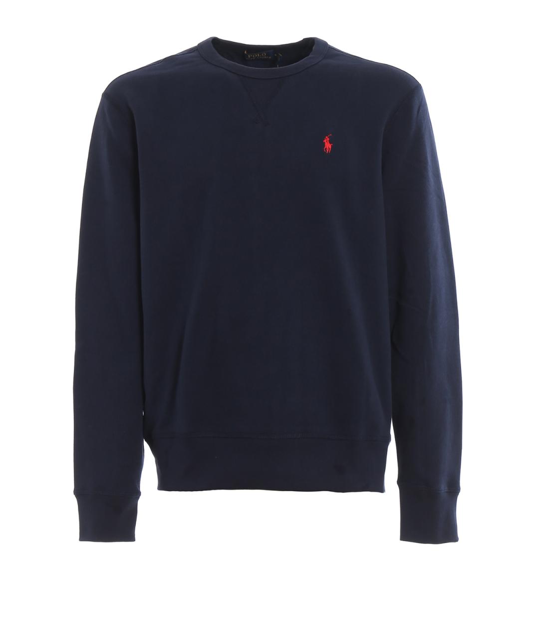 POLO RALPH LAUREN Синий полиэстеровый джемпер / свитер, фото 1