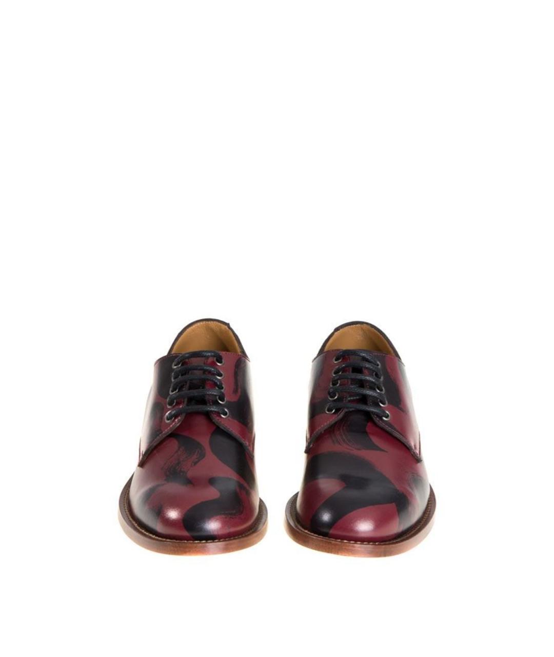 VIVIENNE WESTWOOD Красные кожаные брогги и оксфорды, фото 2