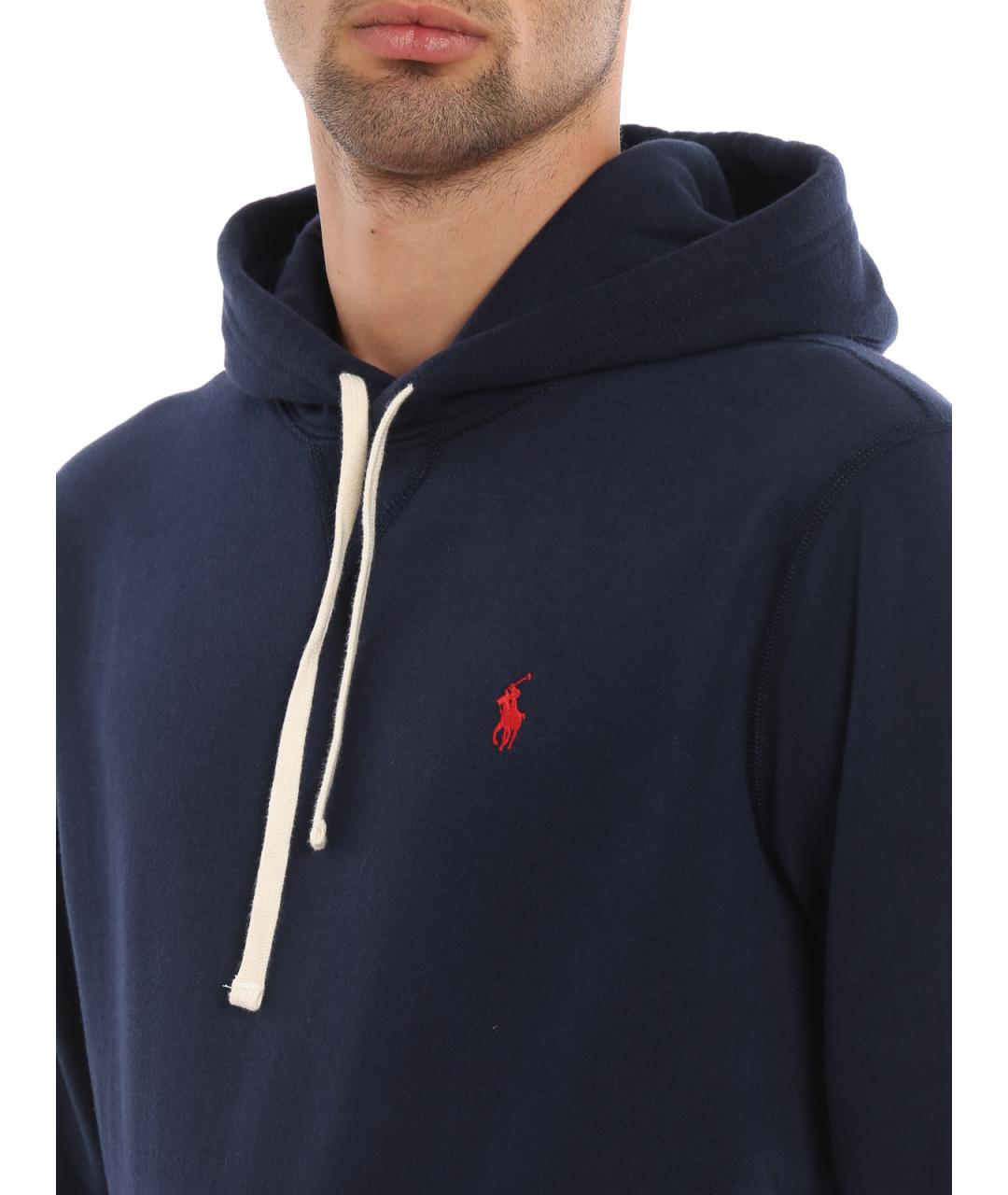 POLO RALPH LAUREN Синий полиэстеровый джемпер / свитер, фото 5