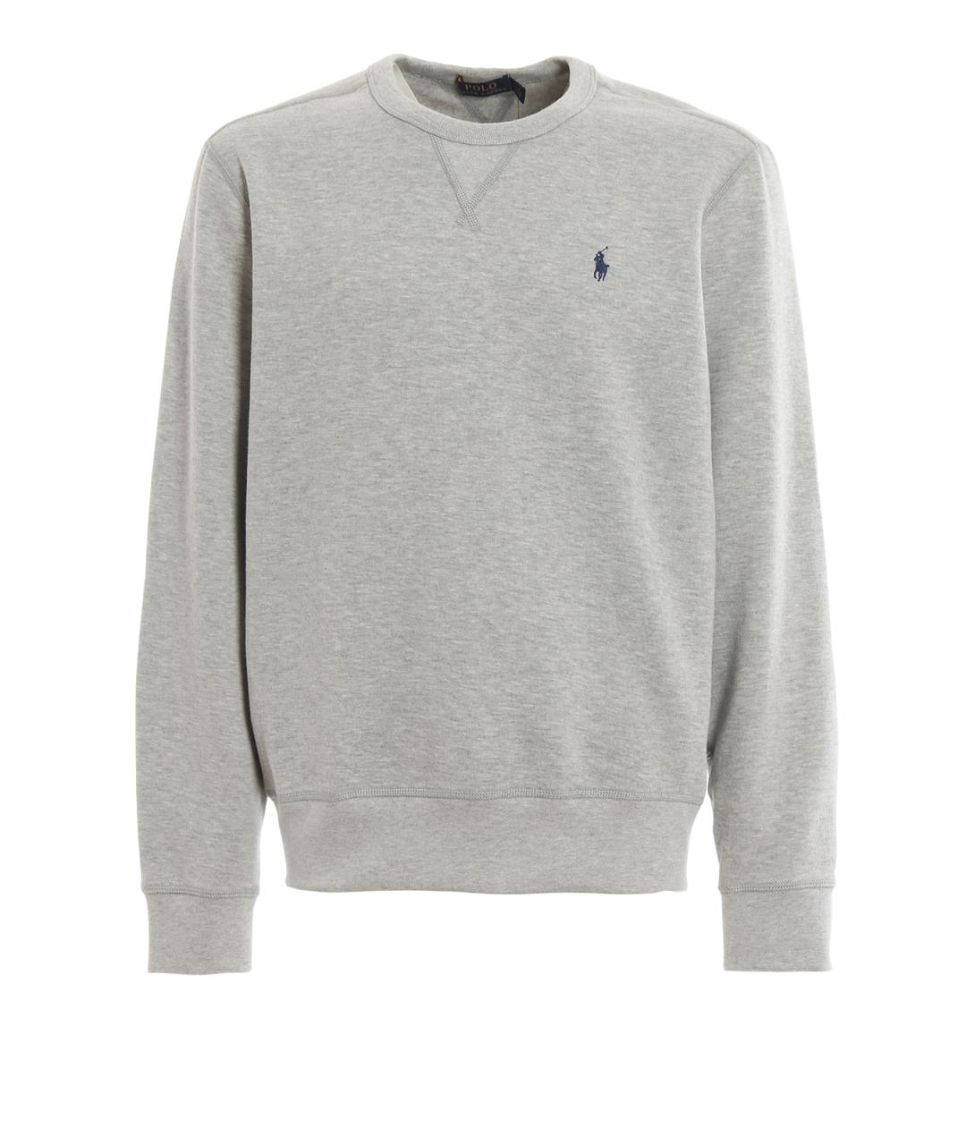 POLO RALPH LAUREN Серый полиэстеровый джемпер / свитер, фото 1