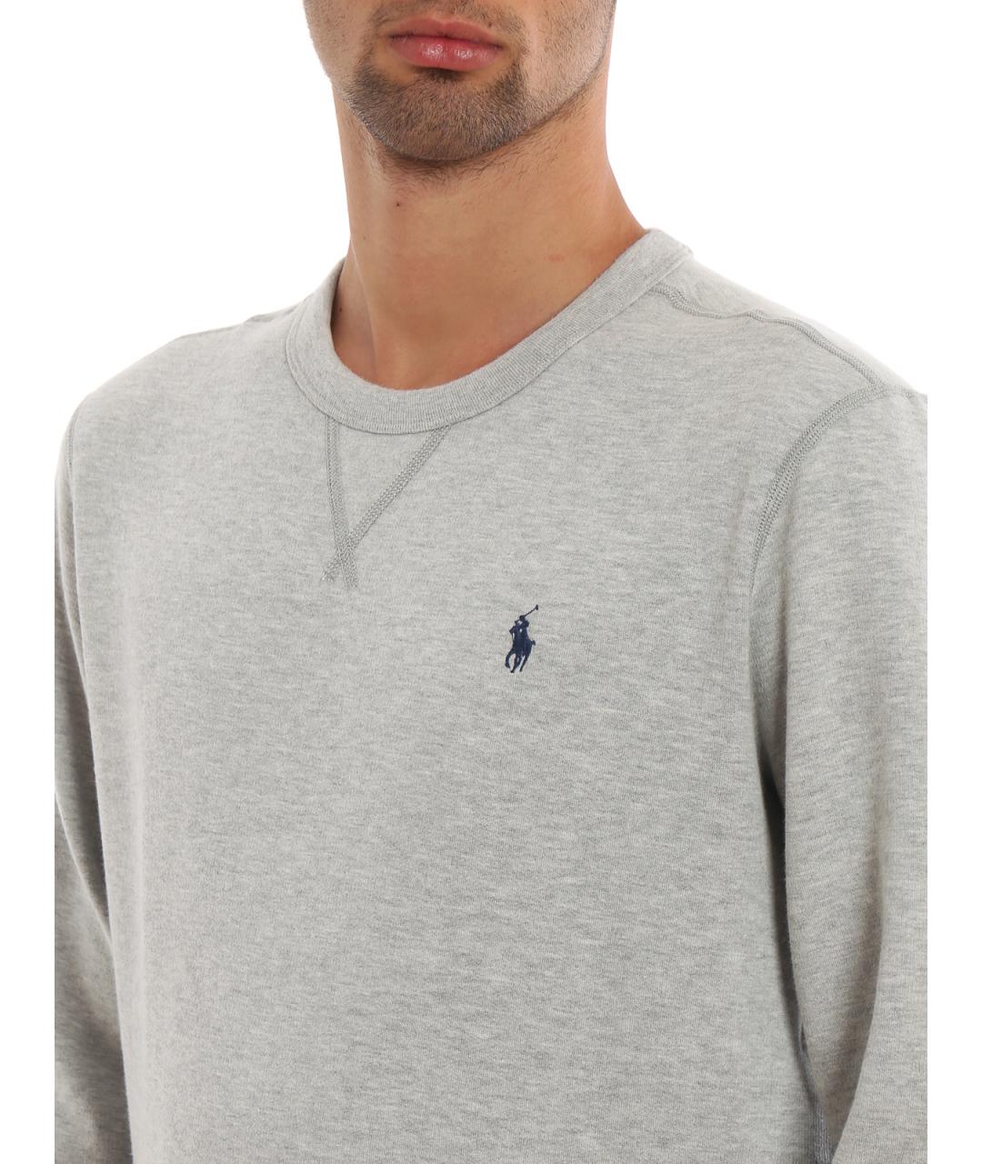 POLO RALPH LAUREN Серый полиэстеровый джемпер / свитер, фото 5