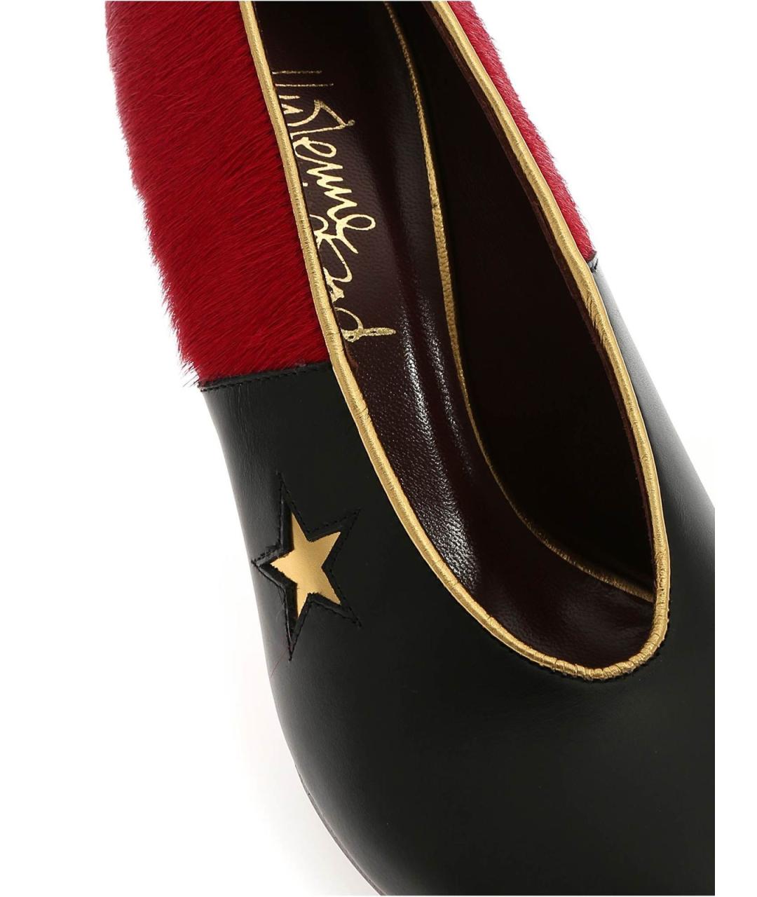 VIVIENNE WESTWOOD Красные кожаные туфли, фото 5