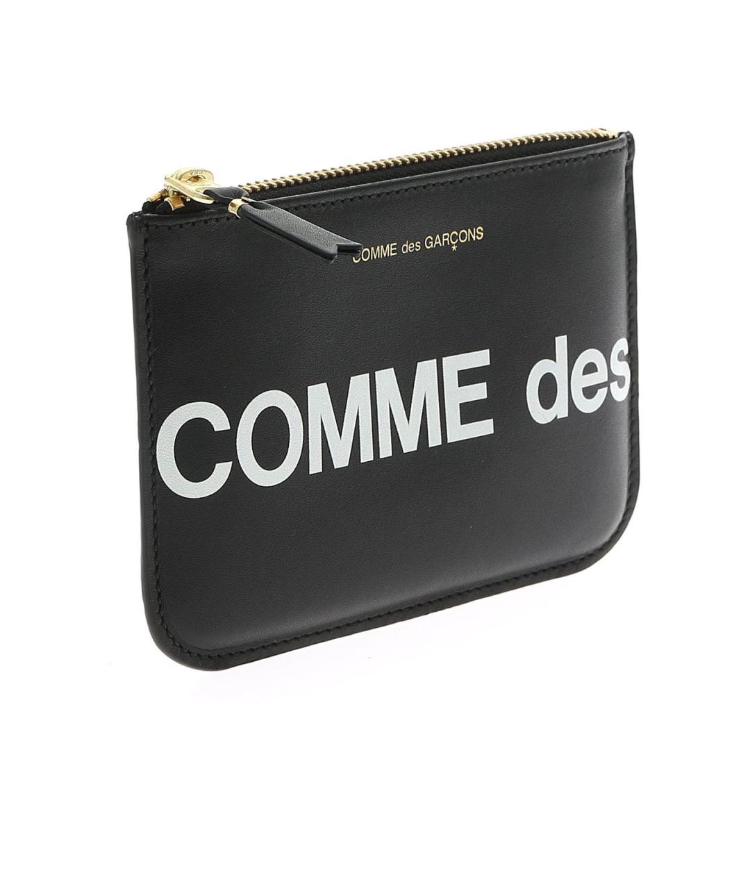 COMME DES GARÇONS WALLET Черный кожаный кардхолдер, фото 2